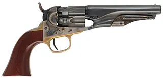 Colt 1862 Pocket Police Revolver,
.36 caliber, 4-1/2" barrel,
five shot cylinder, blued, walnut,
used, by Aldo Uberti Colt 1862 Pocket Police Revolver,
.36 caliber, 4-1/2" barrel,
five shot cylinder, blued, walnut,
used, by Aldo Uberti